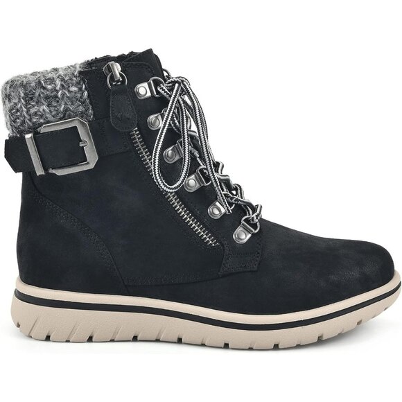 CLIFFS BY WHITE MOUNTAIN Women's Hearty Cushioned Lace-Up City Hiker Ankle Boot - Picture 2 of 6